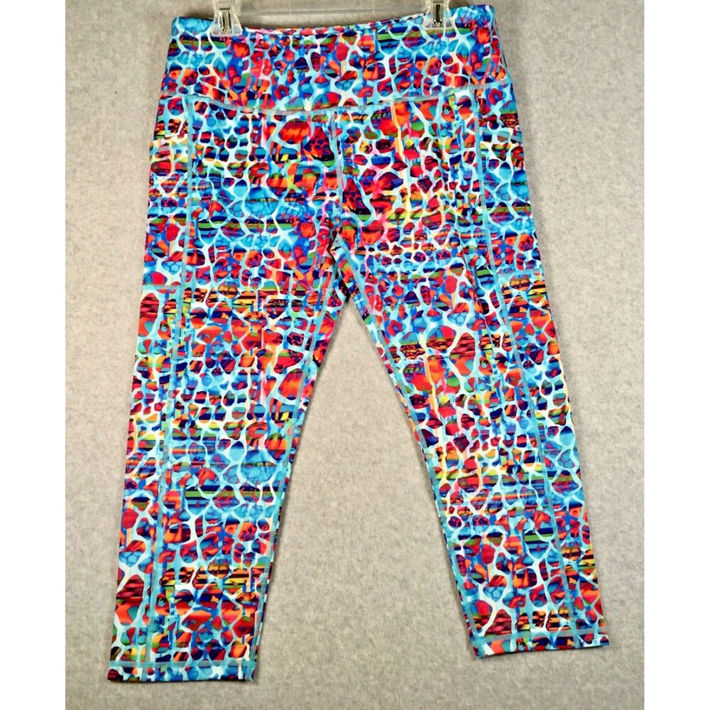 CVG Constantly Varied Gear Leggings Women's XXL Colored Side Pocket Workout Yoga